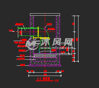 污水消能井大样图