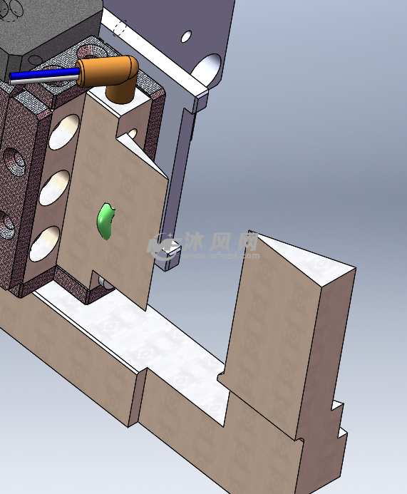 热切水口机模型 - 模具相关设备图纸 - 沐风网