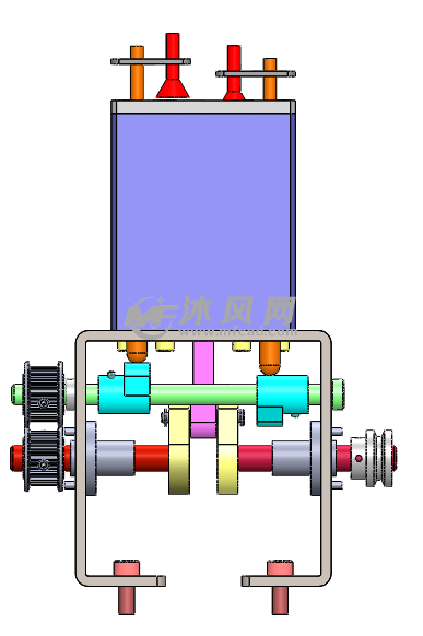 曲柄连杆机构样图