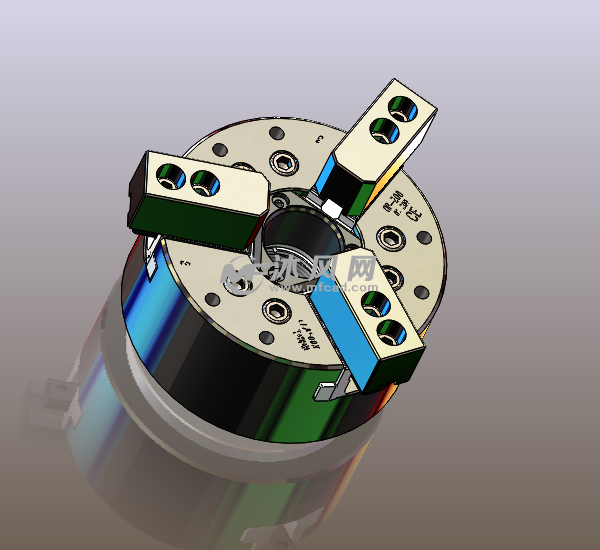 三爪高速中空油压夹头