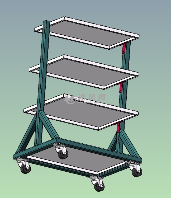 简易移动储物架货架工具架
