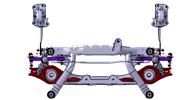 汽车后悬架系统图