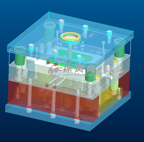 遥控器上下盖注塑模具设计