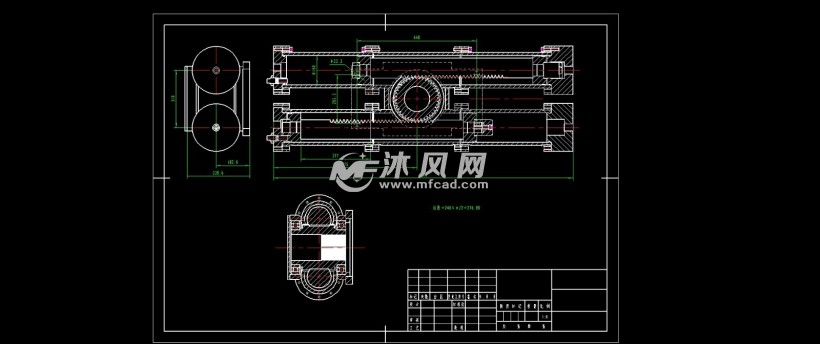 160摆动油缸装配