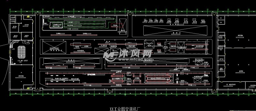 空调生产线工厂平面布局图