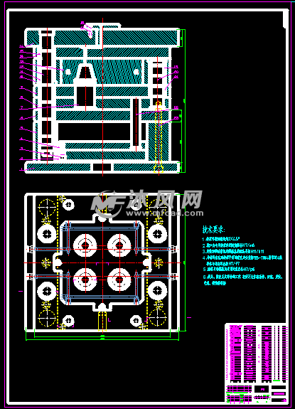 塑料瓶盖模具设计图片