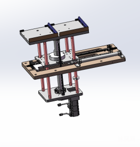气缸顶升定位夹紧
