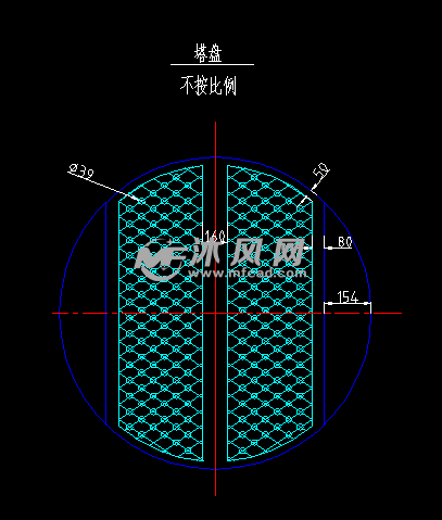 乙烯制乙二醇项目丙烷粗分双溢流板式精馏塔