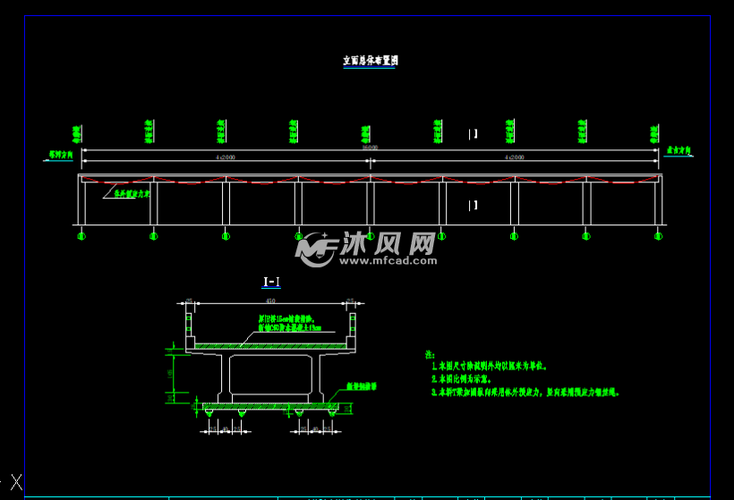 20米t梁大桥体外预应力加固设计图纸