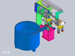 直震器 - solidworks機械設備模型下載 - 沐風圖紙