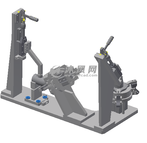 三角法兰与接管焊接夹具 - 管道图纸 - 沐风网