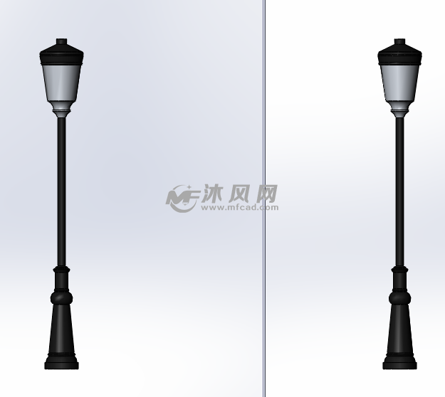 常见路灯三维模型