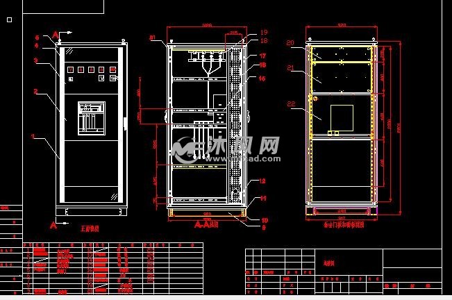 电容柜总图预览雇佣ta 关注2020-08-24发布多层框架配电集成柜结构图