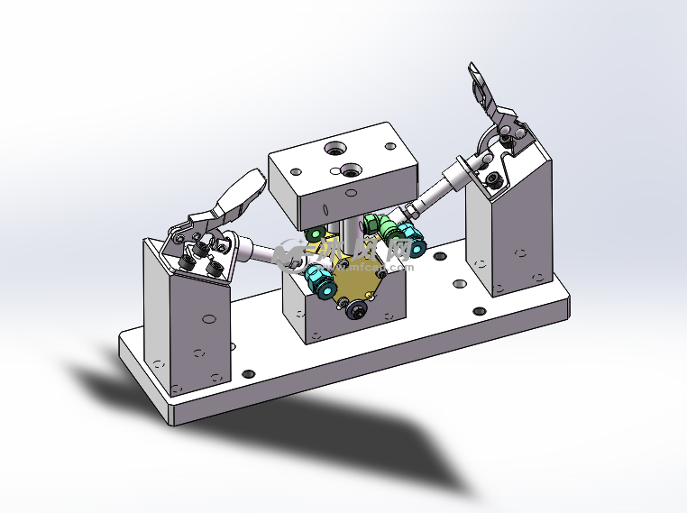 六角压水阀测试夹具