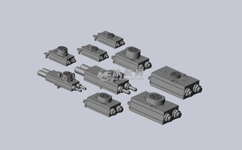 9种sf-c系列-平旋转装置模型
