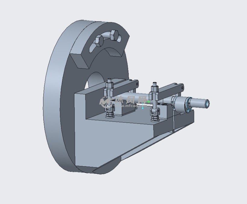 空气压缩机曲轴的车Φ254外圆夹具设计