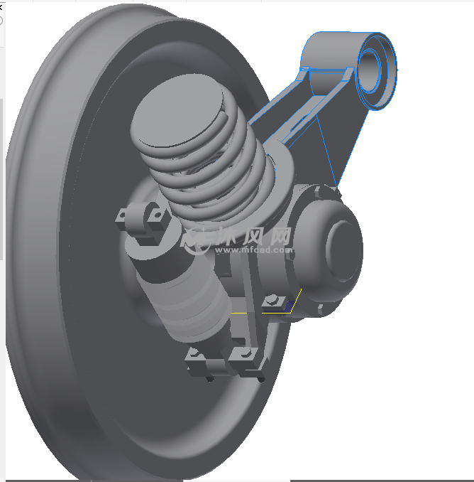 crh动车组转向架轮对轴箱 - 机械设备图纸 - 沐风网