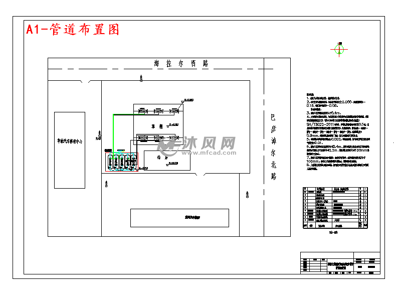 准旗大陆新区加油站初步设计