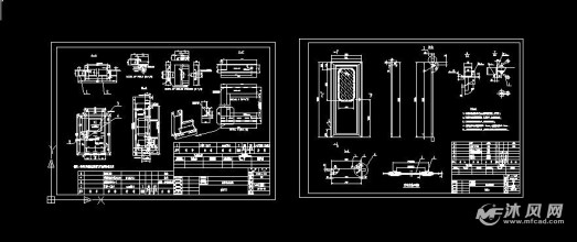 涂装设备检修门设计图模型