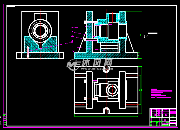 锥齿轮座零件钻镗孔夹具设计