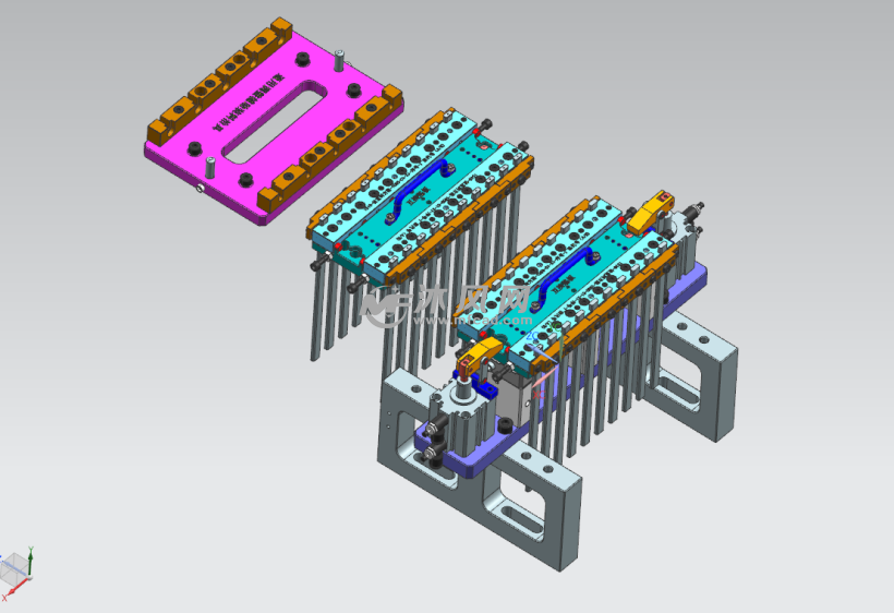 3c产品系列小件加工工艺加工中心夹具