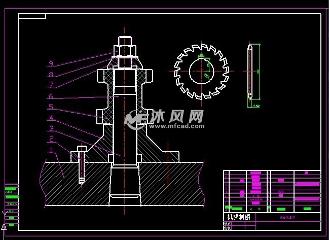 倒档齿轮滚齿夹具设计
