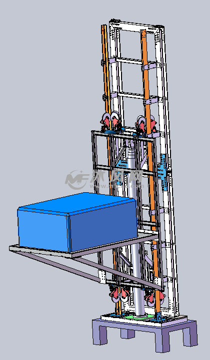 液压缸升降机构