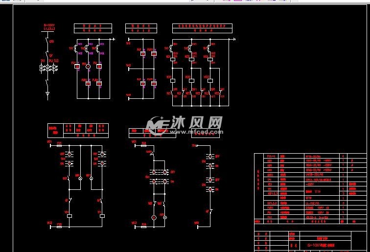 某板材廠變電房高低壓系統圖