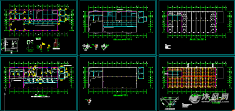 粮食大米加工车间厂房建筑结构图纸