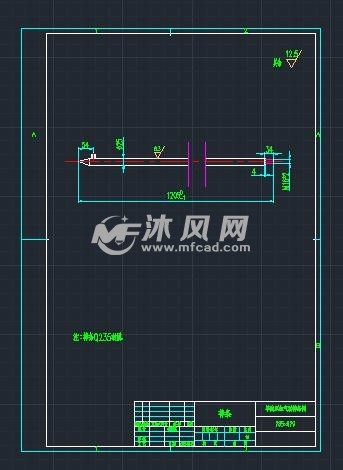 棒条阀图纸图片