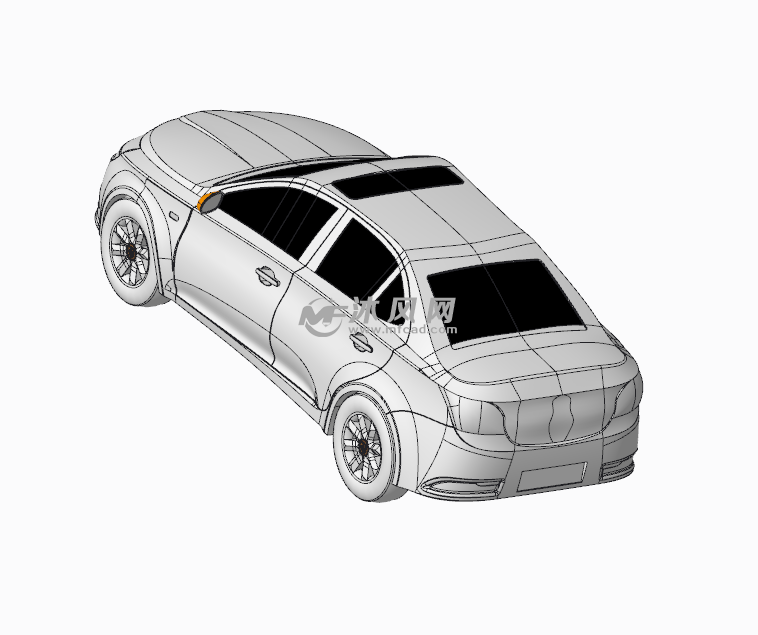 一款宝骏630汽车3d模型