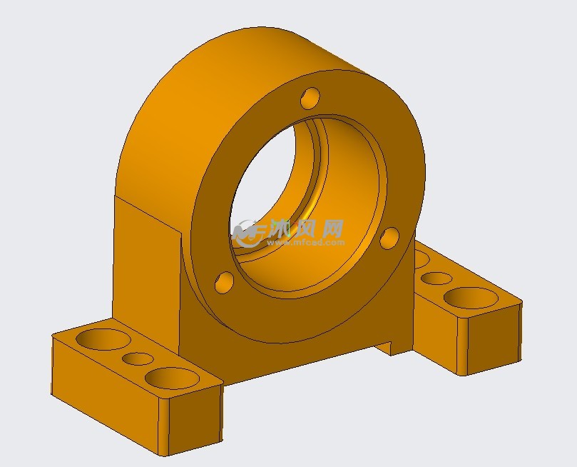 轴承座的数控加工工艺设计及手动编程