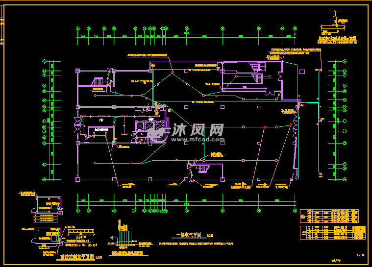 十五层电梯公寓住宅楼房电气施工图纸