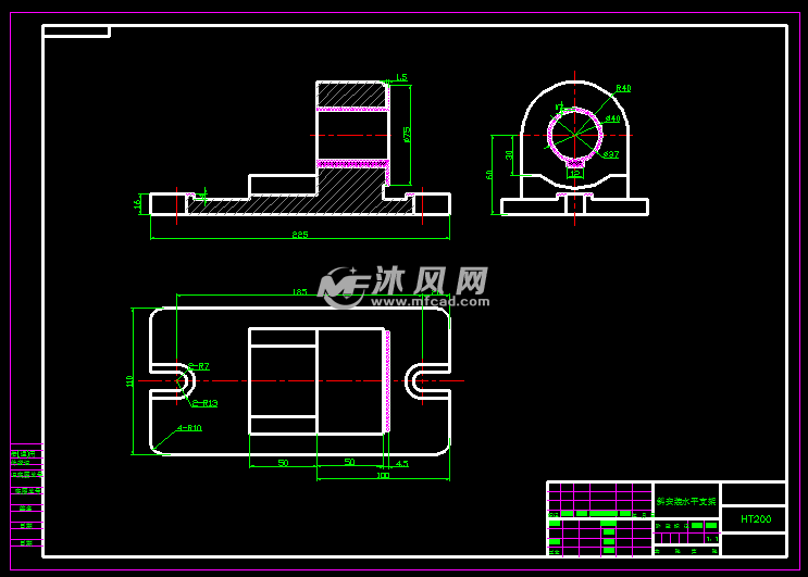 铸造模板图图片