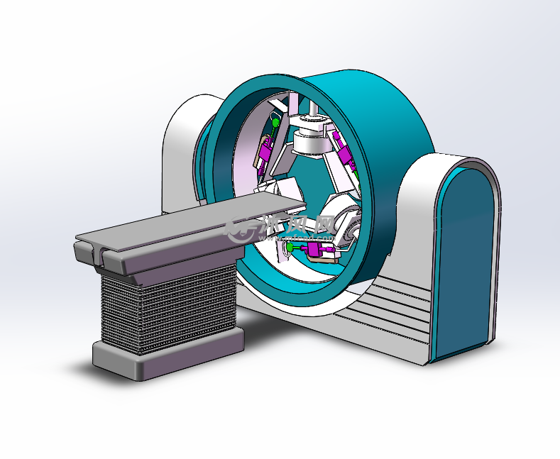 核磁共振机器结构图图片
