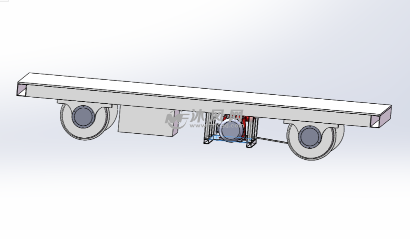 电动平车设计三维图