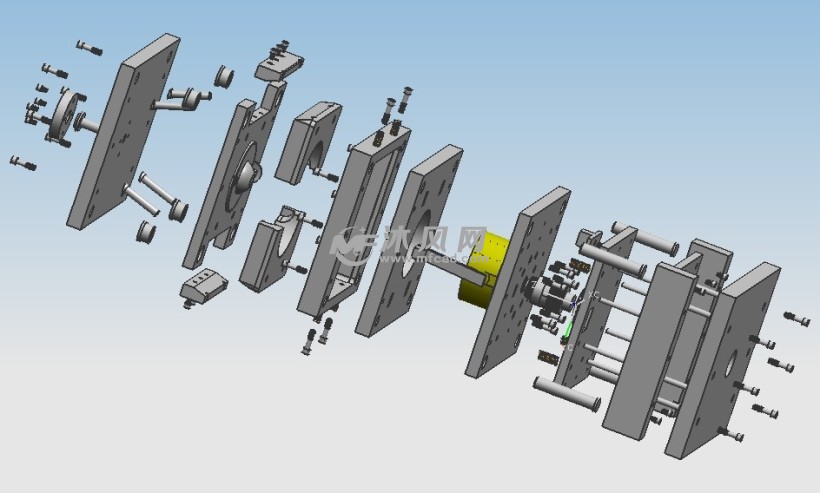 注塑模具爆炸图片