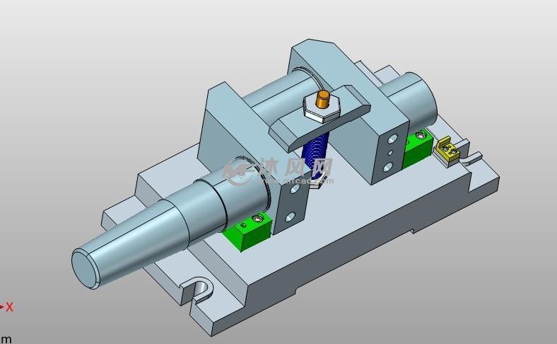 铣夹具模型三维