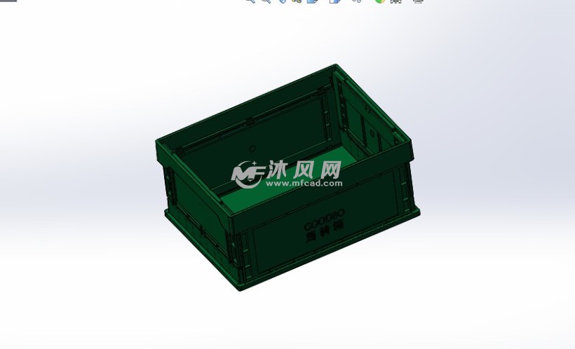 周转箱设计模型图