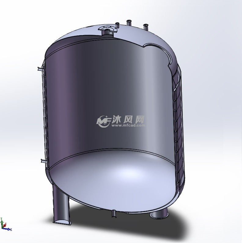 5吨不锈钢水冷夹套储罐