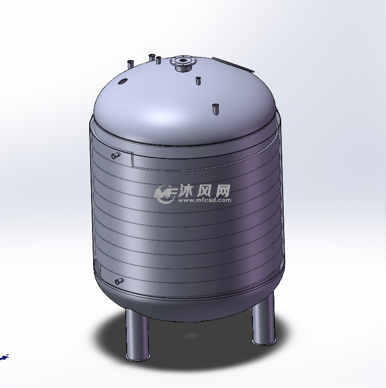 5吨不锈钢水冷夹套储罐