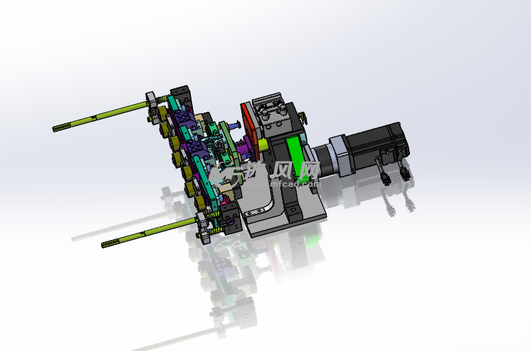 滚轮输送机构模型设计