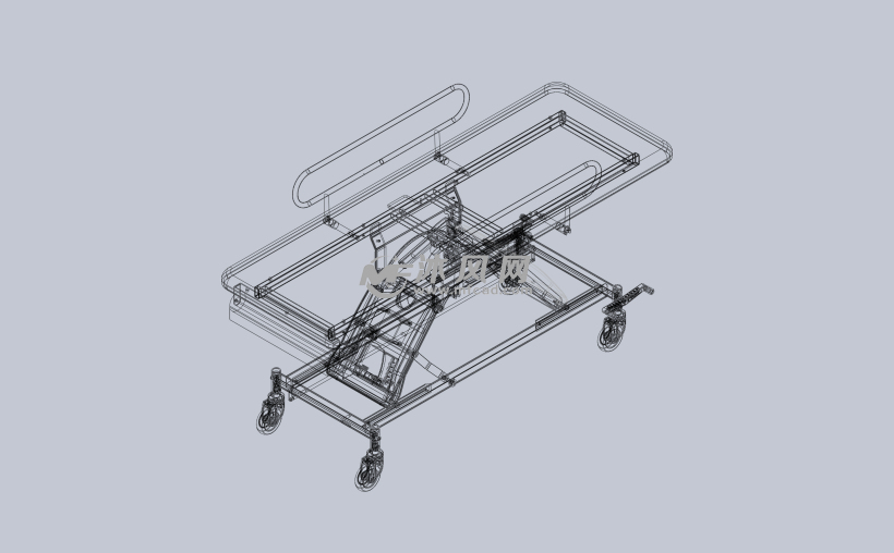 pe120-01太平洋电动诊断床 - 医疗设备图纸 - 沐风网