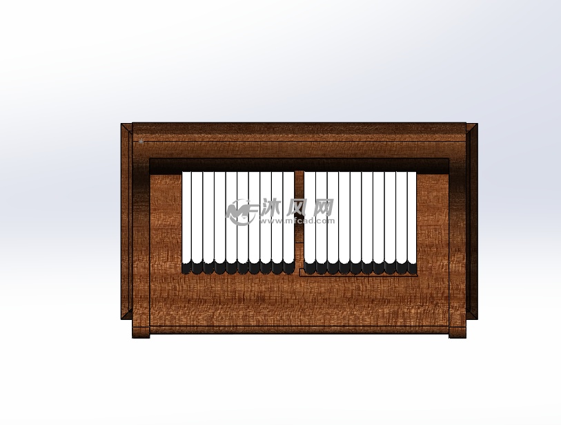 图书馆移动书架俯视图