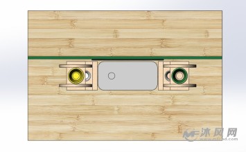 高端电视柜俯视图