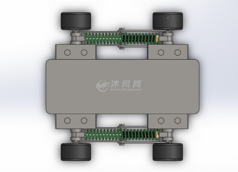 减震全地形车 - 乘用车图纸 - 沐风网