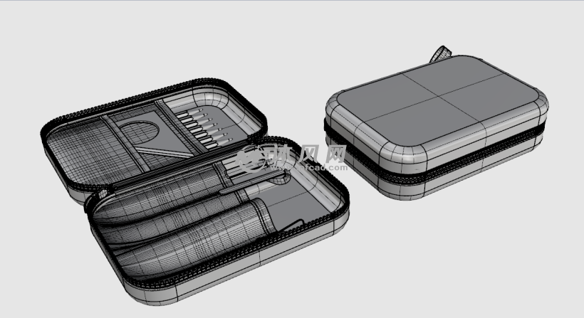 线框结构模型截图