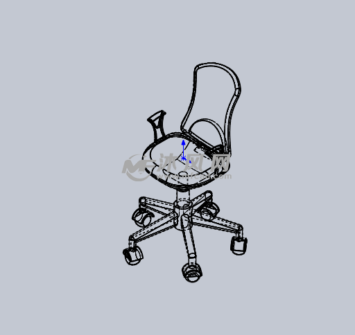 办公椅模型三维