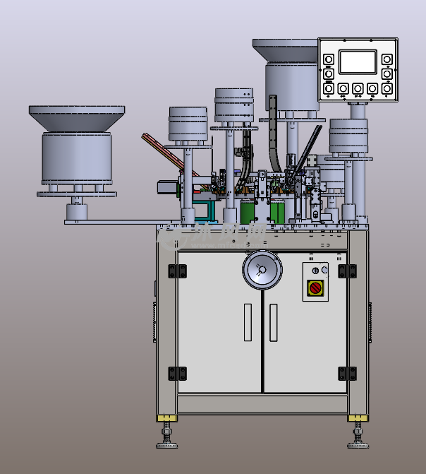 隐形拉链自动装配机 - 机械设备图纸 - 沐风网
