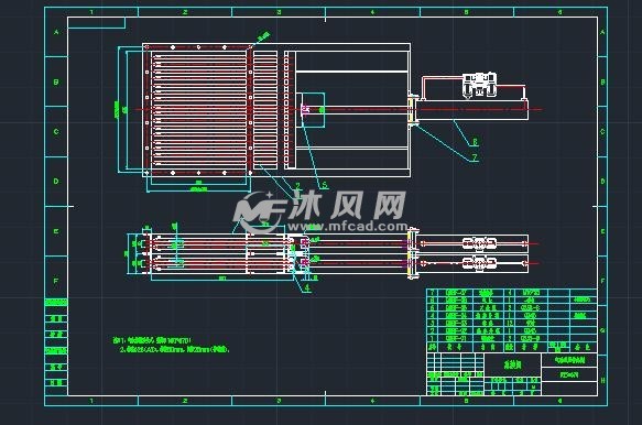 棒条阀图纸图片